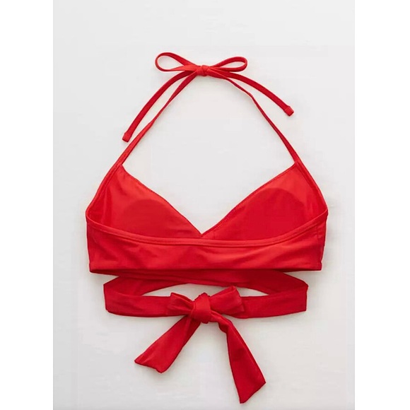 Aerie | Wrap Halter Bikini Top - Picture 11 of 11